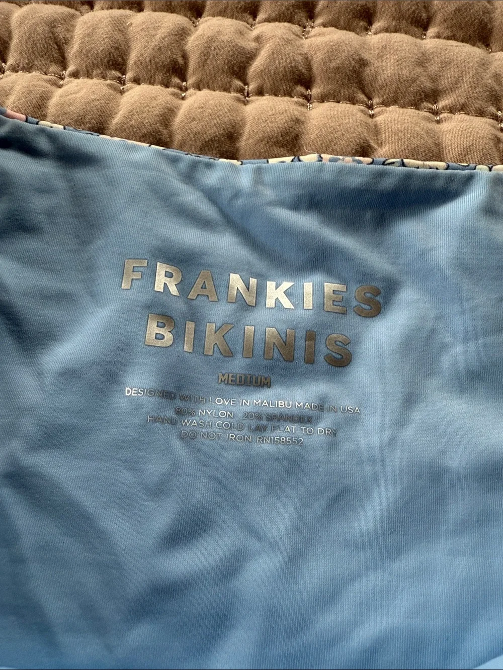 Frankie’s Bikini Springtime Cupid High Neck Bikini Top + Cupid High Waist Bottom